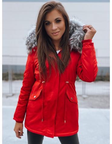 Červená dámska bunda Avena