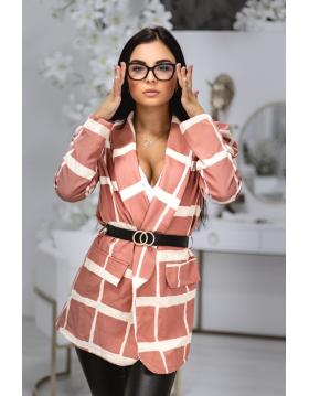 Dámske sako s opaskom