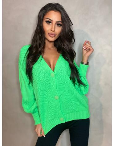 Dámsky sveter s nafúknutými rukávmi