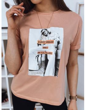 Dámske tričko EVERY DREAM broskyňové