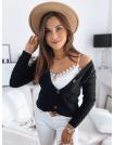  Dámsky sveter MELANIA čierny