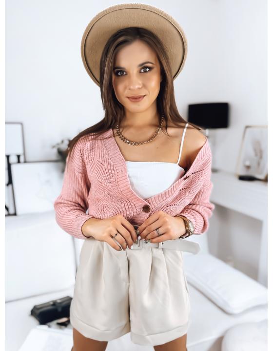 Dámsky sveter WIKI svetloružový