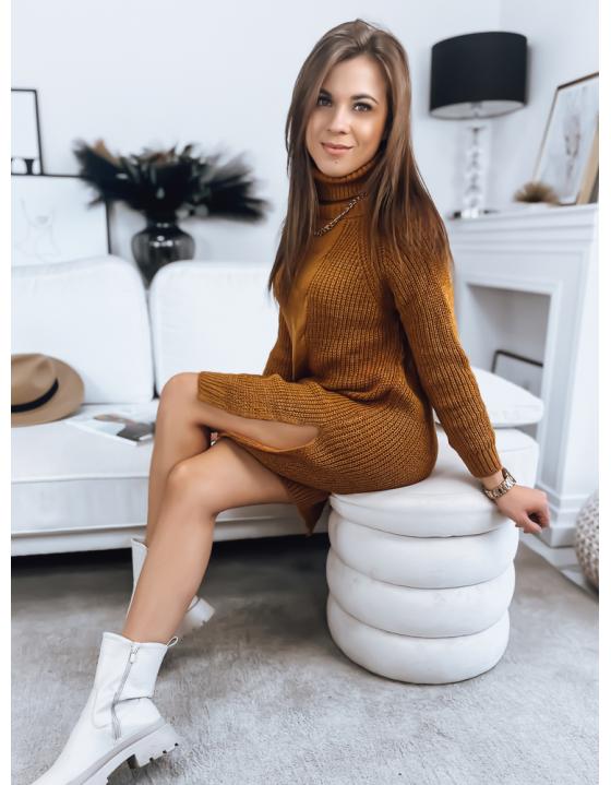 Dámsky sveter MERCIA tehlový