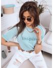Dámske tričko INSPIRE svetlomodré