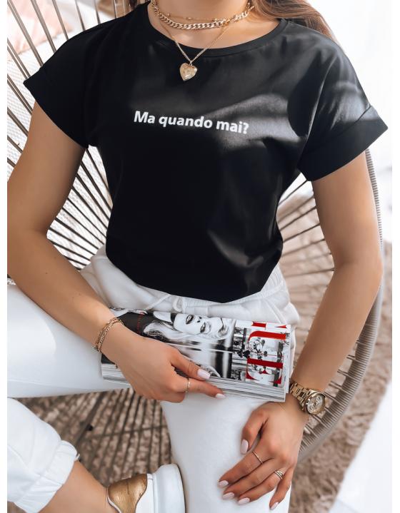 Dámske tričko SENIORITA čierne