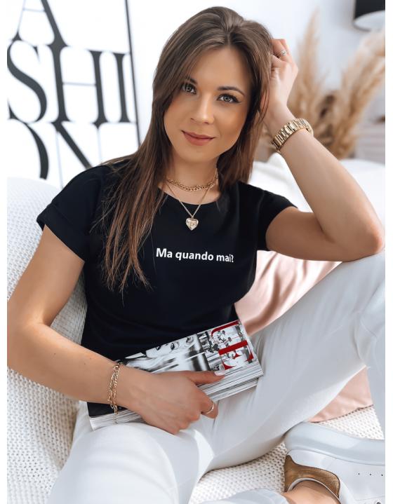 Dámske tričko SENIORITA čierne