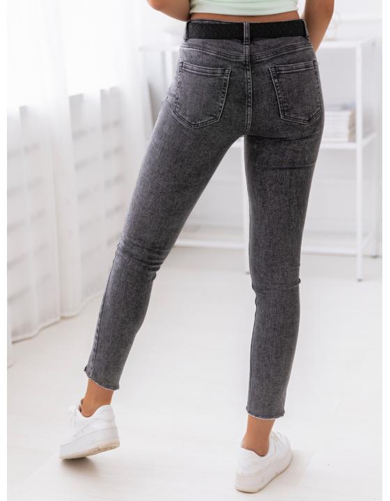 Dámske jeansy DILY šedé