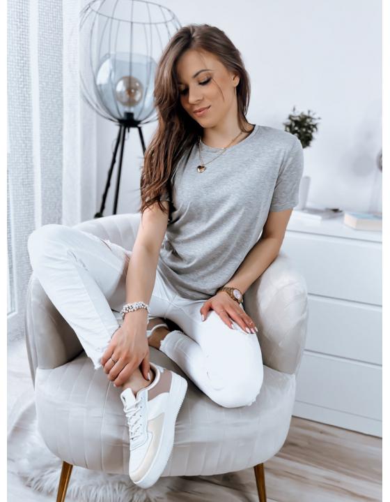Dámske tričko MAYLA svetlošedé