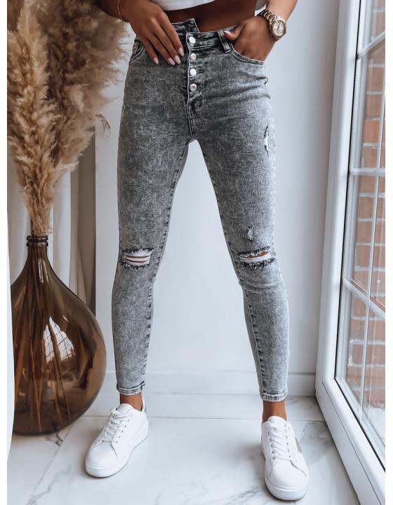 Dámske jeansy MIRELLA šedé
