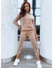 Dámska súprava VOGUE VELOUR hnedá AY0878