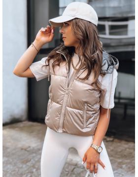 Dámska vesta OSHE hnedá Y3703