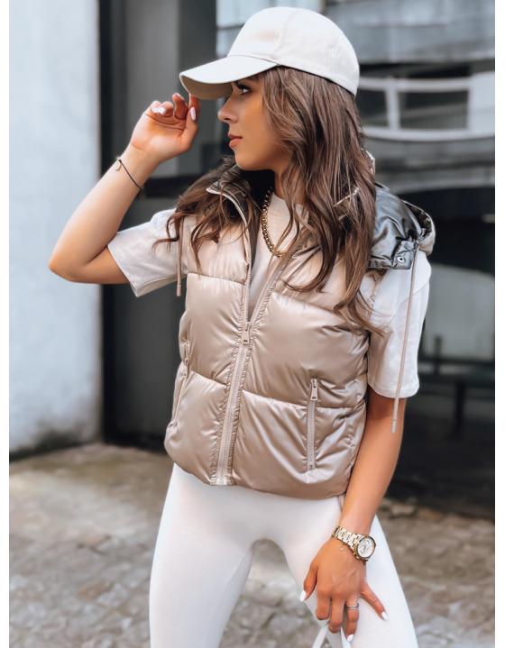 Dámska vesta OSHE hnedá Y3703