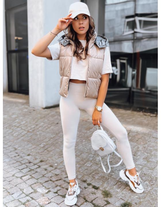 Dámska vesta OSHE hnedá Y3703