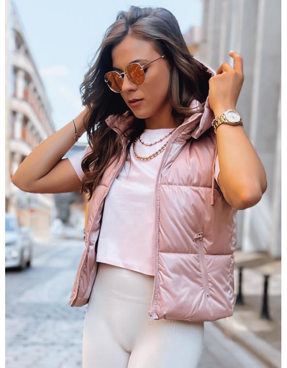 Dámska vesta OSHE rižová Y3705