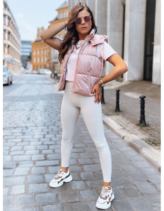 Dámska vesta OSHE rižová Y3705