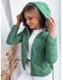 Dámska bunda FLUFFY zelená TY3583