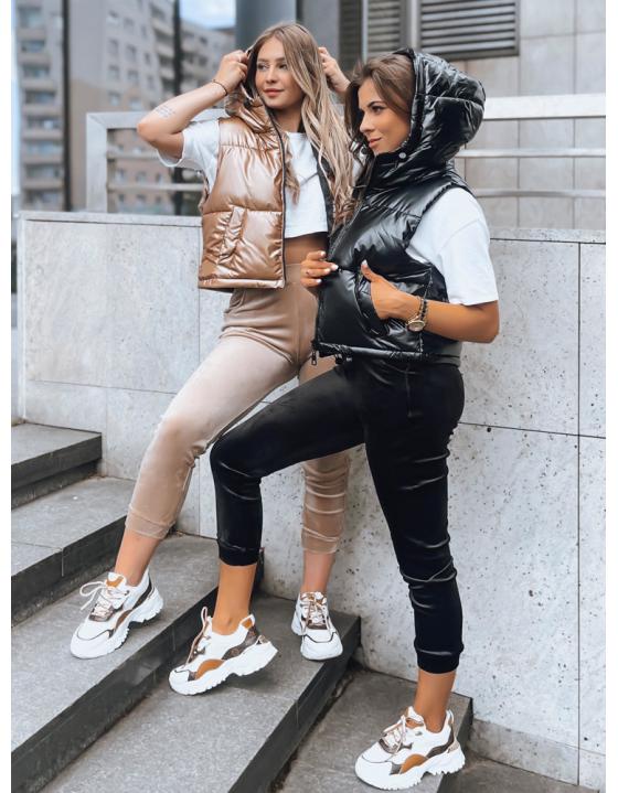 Dámska vesta ASHE tmavobéžová TY3778