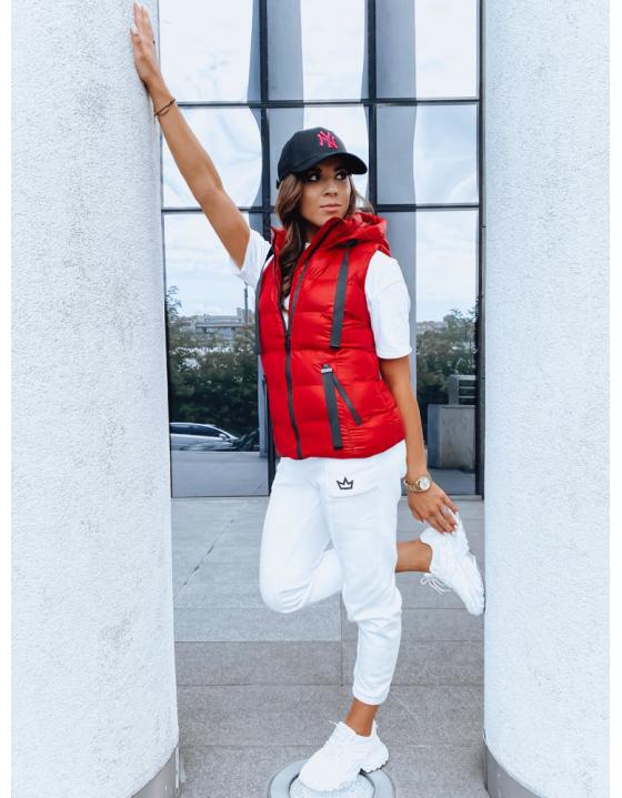 Dámska vesta WISE OWL červená TY3783