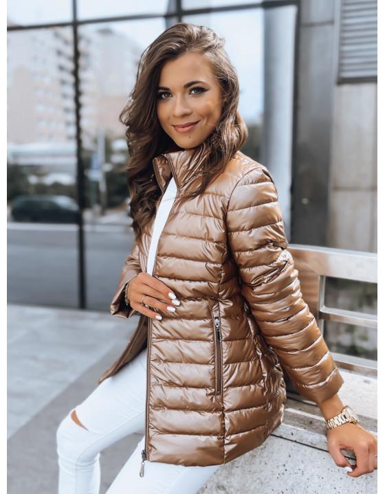 Dámska bunda BUSY BEE hnedá TY3791