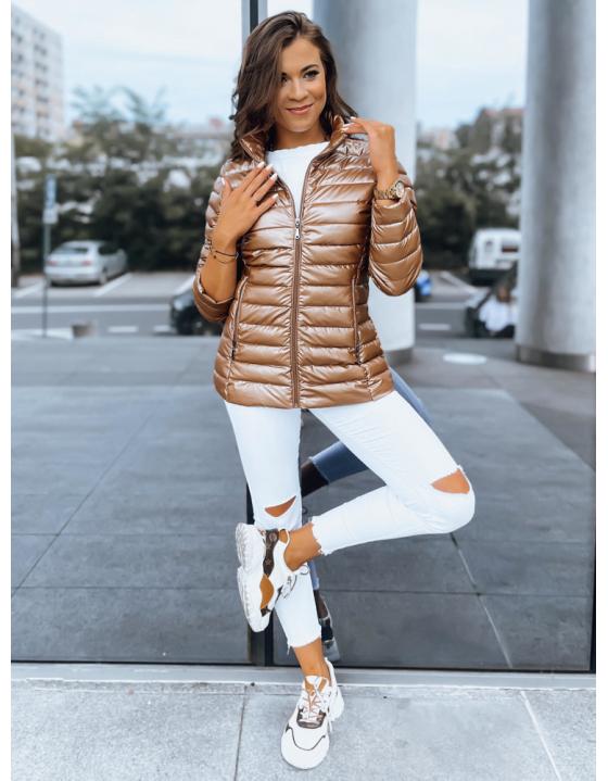 Dámska bunda BUSY BEE hnedá TY3791