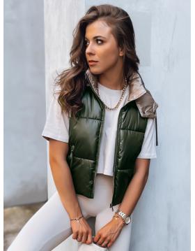 Dámska vesta OSHE zelená TY3704