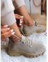 Dámske sneakersy STEEL THUNDER khaki ZY0345