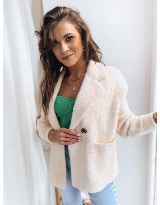 Dámsky kabát CREME béžový NY0620