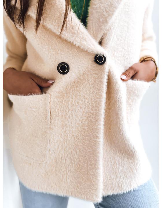 Dámsky kabát CREME béžový NY0620