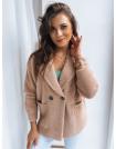 Dámsky kabát CREME hnedý NY0621
