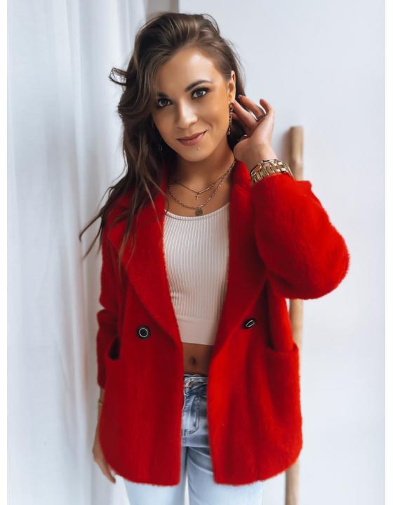 Dámsky kabát CREME červený NY0618