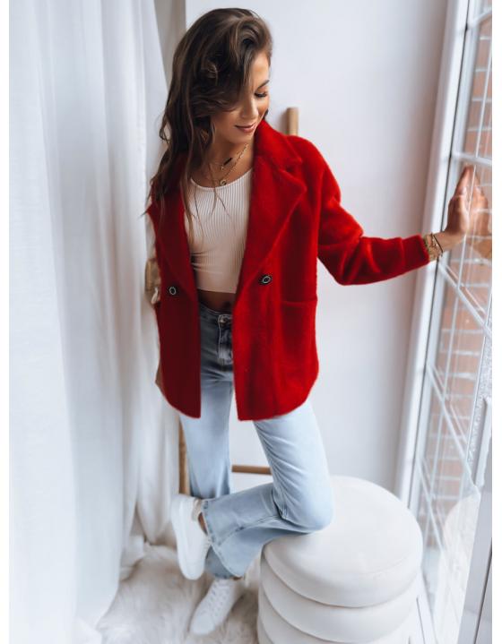 Dámsky kabát CREME červený NY0618