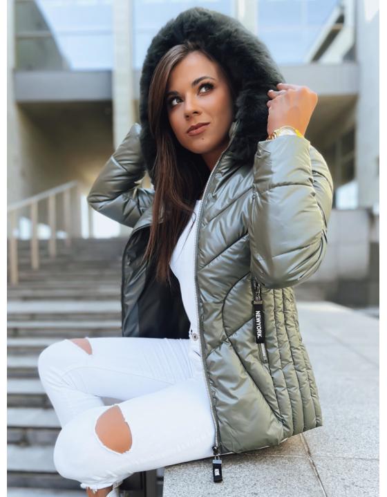 Dámska bunda HAZEL SOFT zelená TY3690