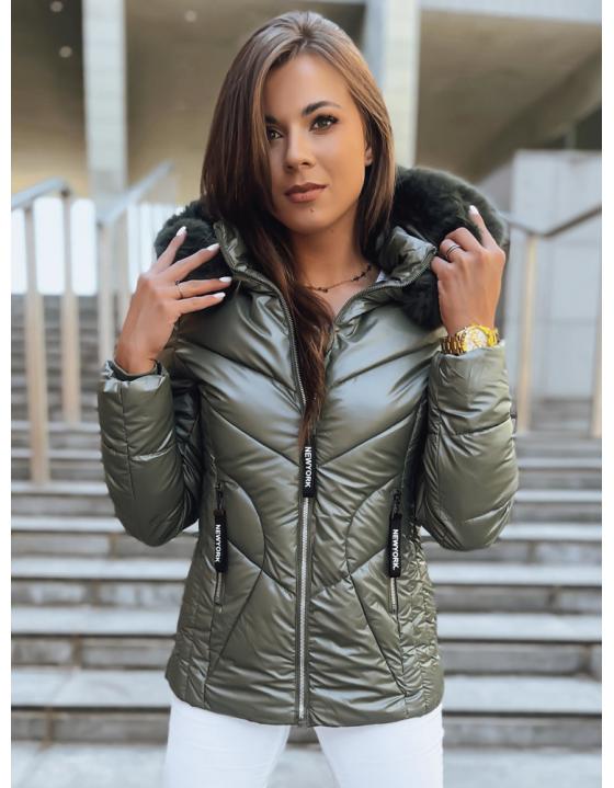 Dámska bunda HAZEL SOFT zelená TY3690