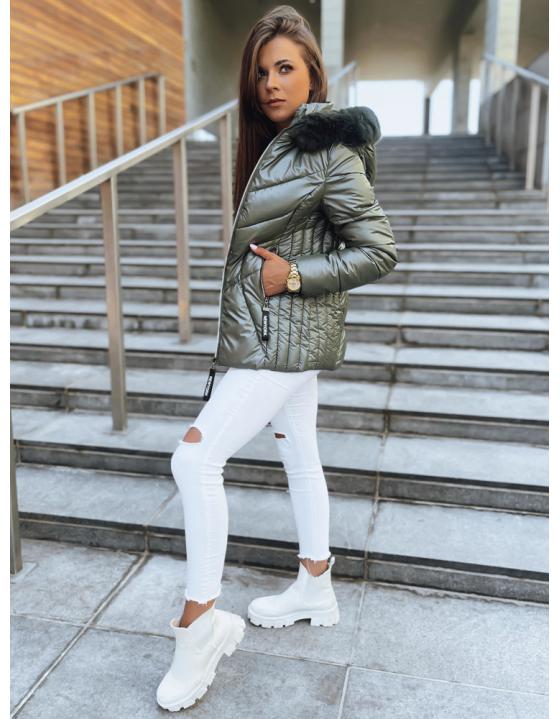 Dámska bunda HAZEL SOFT zelená TY3690