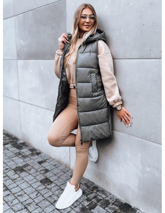 Dámska vesta FAR AWAY tmavošedá TY3832