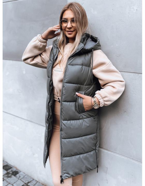 Dámska vesta FAR AWAY tmavošedá TY3832