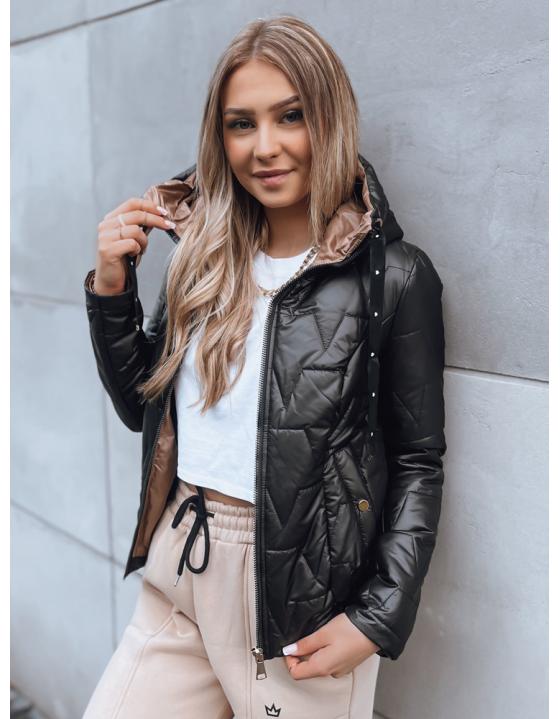 Dámska bunda LOVE YOU čierna TY3835