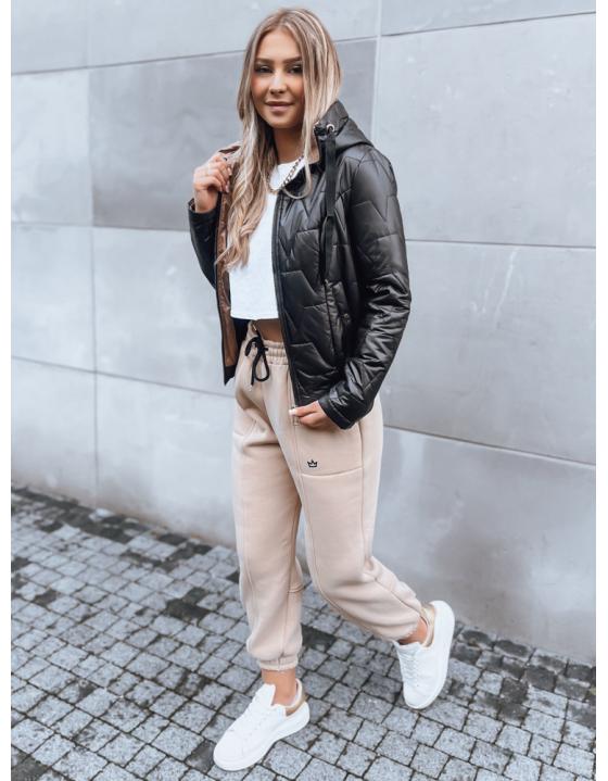 Dámska bunda LOVE YOU čierna TY3835