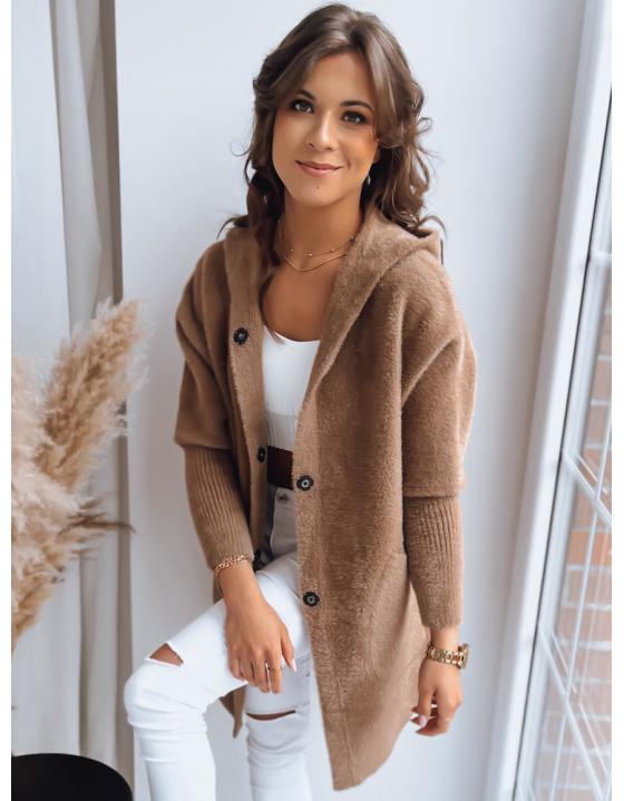 Dámsky kabát RITA svetlohnedý NY0597