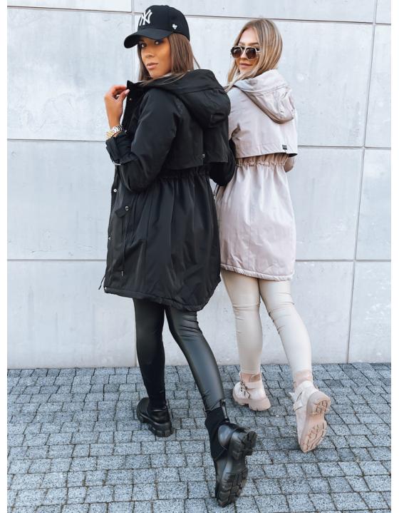 Dámska bunda STARK STYLE čierna TY3856