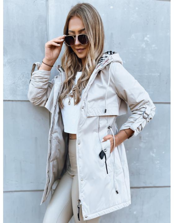 Dámska bunda STARK STYLE svetlobéžová TY3858