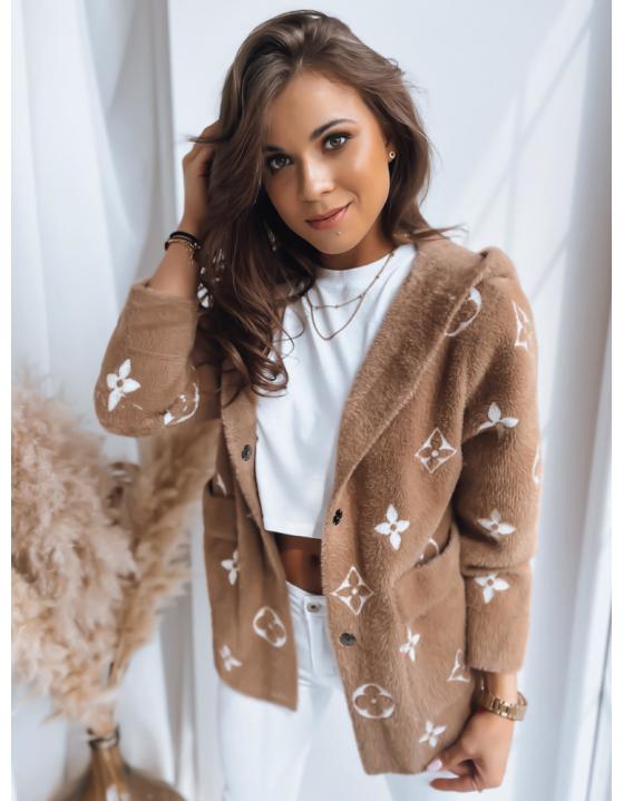 Dámska bunda FORTY svetlohnedá NY0601