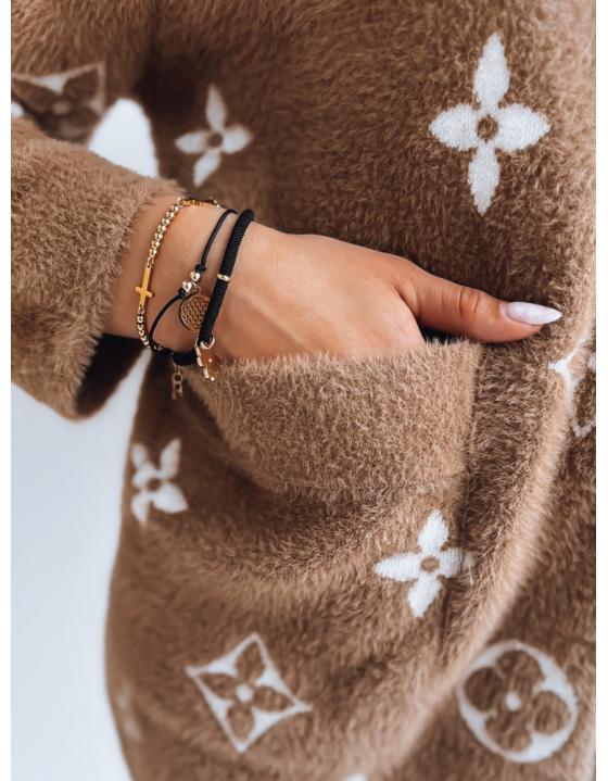 Dámska bunda FORTY svetlohnedá NY0601