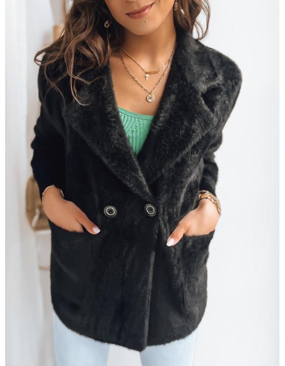 Dámsky kabát CREME čierny NY0619