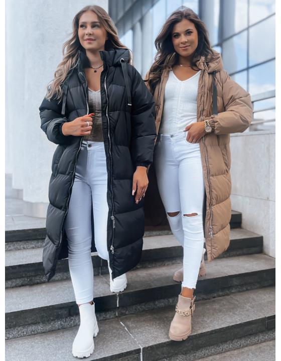 Dámska bunda COZYSEASON tmavobéžová TY3759