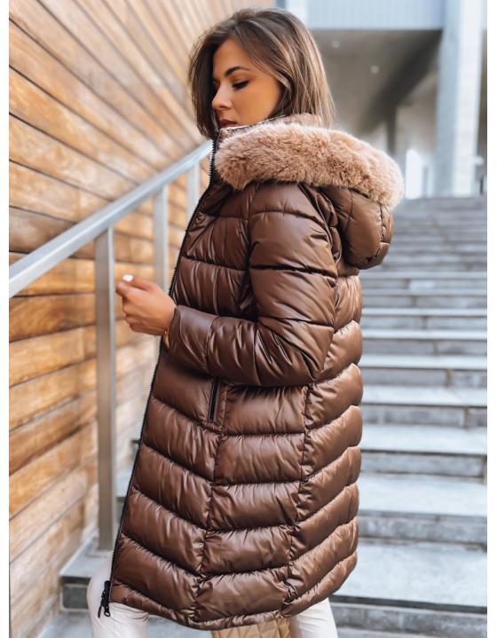 Dámska bunda SOPHIA SNUGGLE kávová TY3698