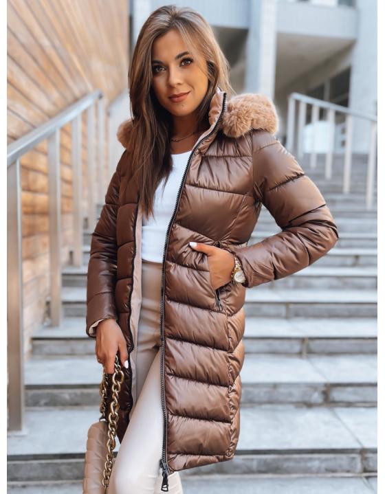 Dámska bunda SOPHIA SNUGGLE kávová TY3698