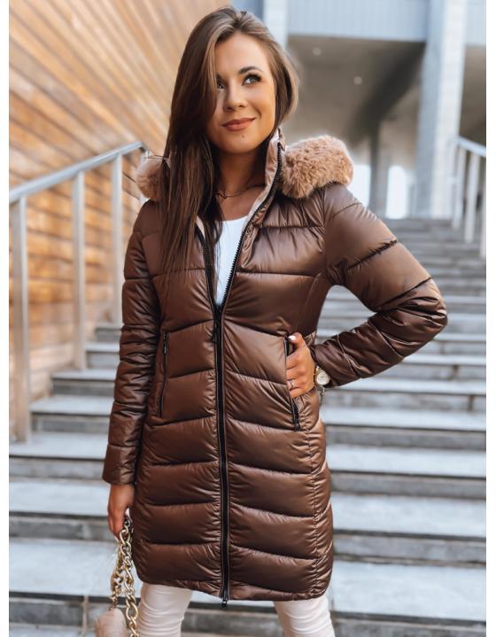 Dámska bunda SOPHIA SNUGGLE kávová TY3698