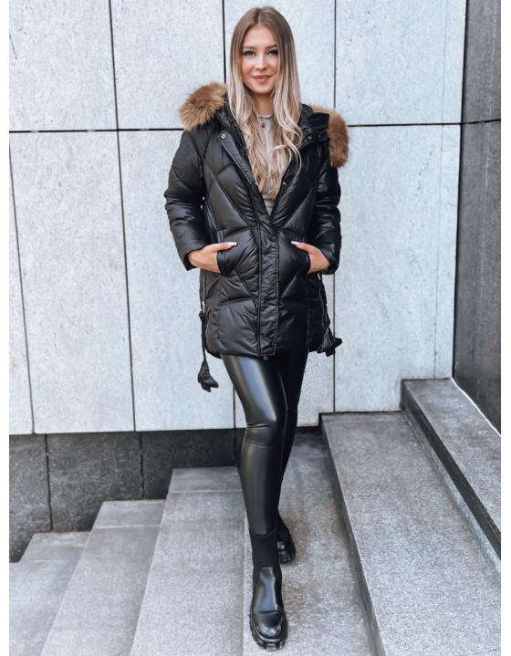 Dámska bunda SILVER FOX čierna TY3811