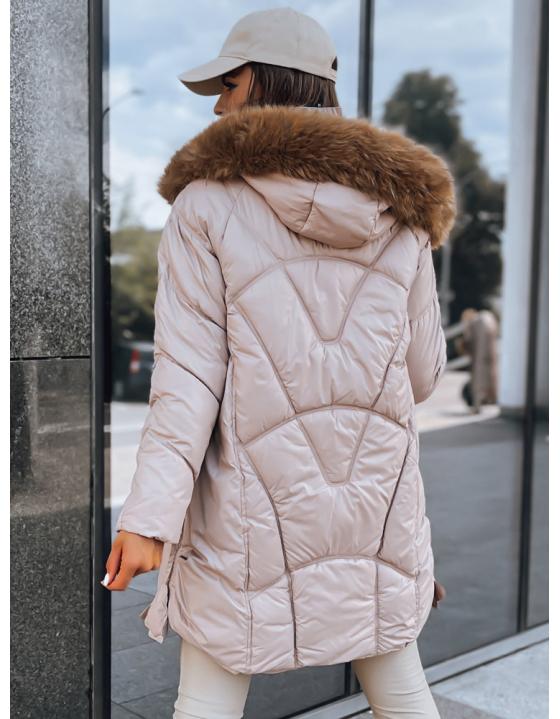 Dámska bunda SILVER FOX béžová TY3812